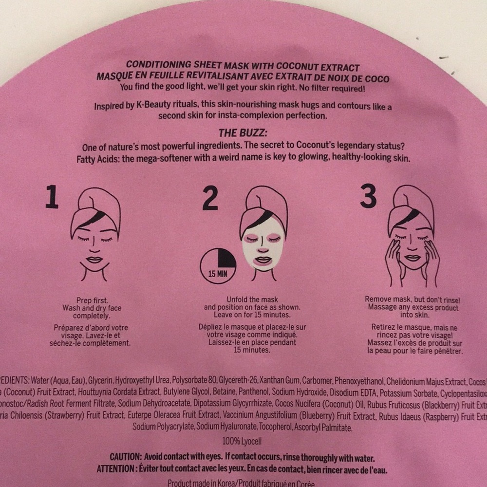 PINK Victoria Secret Ladies Face Mask Bundle of 3 - Picture 2 of 4